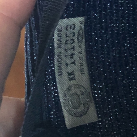 Vintage Navy & White Straw Hat - Picture 7 of 7